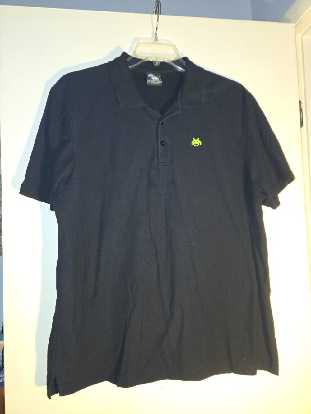 Vintage Thinkgeek Space Invaders Polo Shirt